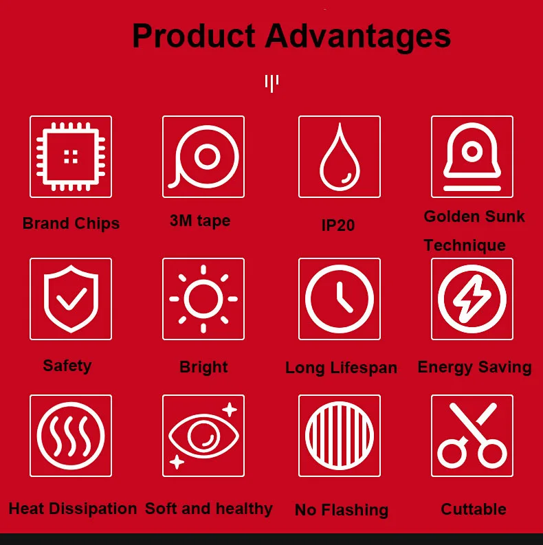 5mm Kit 400LED/M 12V 24V Dimmable Room Deco Cheap Flexible COB LED Strip Light