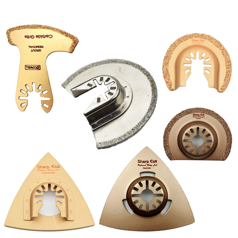 Renovated Oscillating Saw Blades Grout Remover YG8 Carbide Multi Tools Grinding Blades for Concrete or Tile
