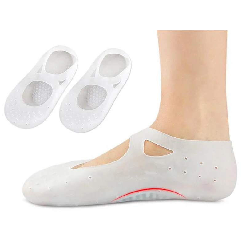 Soft gel Moisturizing Sock foot care foot pads Protector silicon heel gel socks For Pain Relief