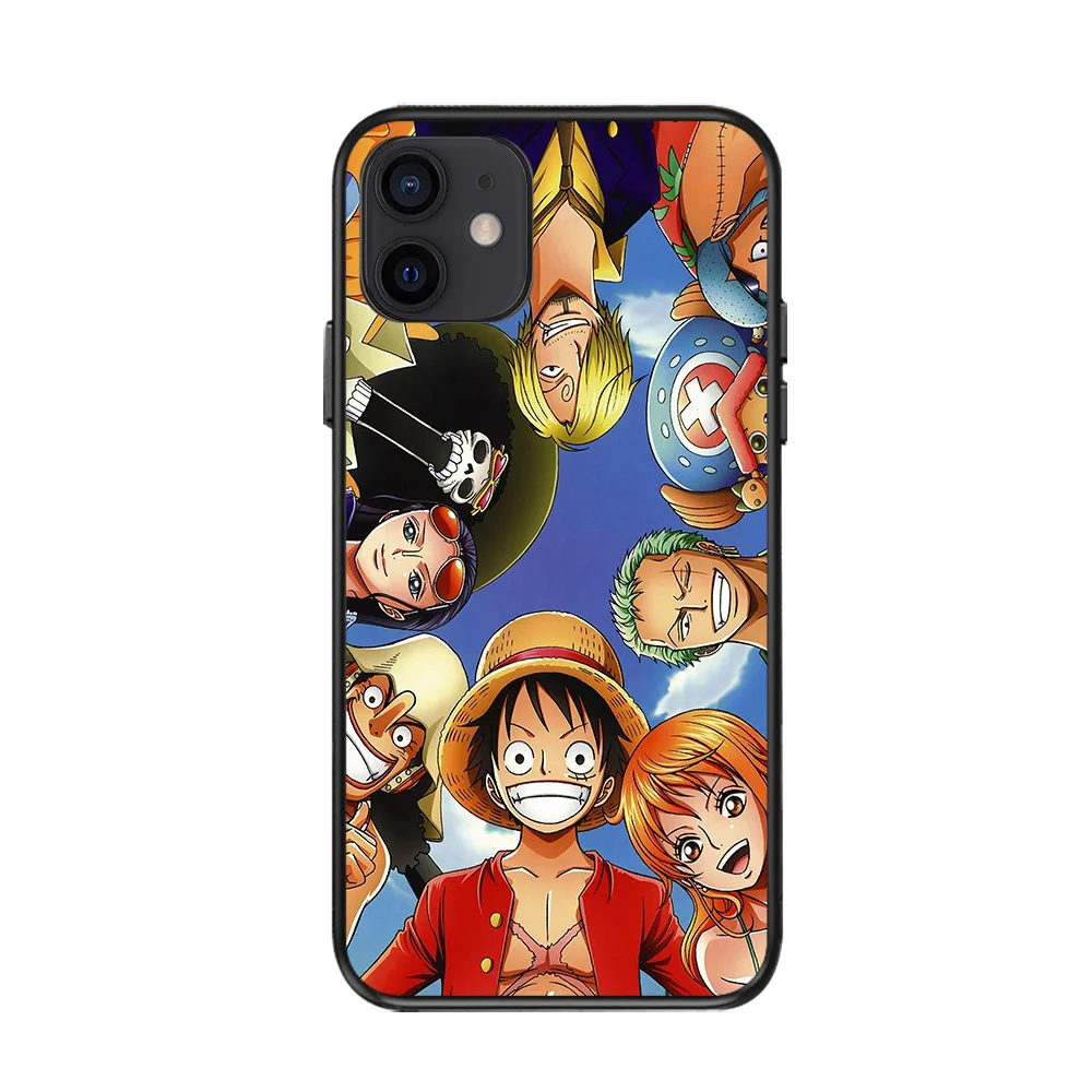 Japanese anime  Dragon Ball  One Piece Cartoon Cool Ninja Phone Cases For iPhone 14 13 12 Pro Max 12 Mini