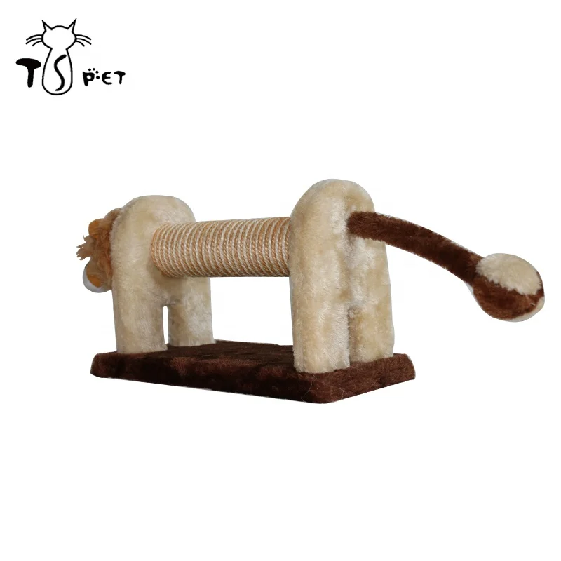 Новый дизайн, милая Когтеточка, кровать, дерево для кошек с головой животного, игрушка для домашних животных