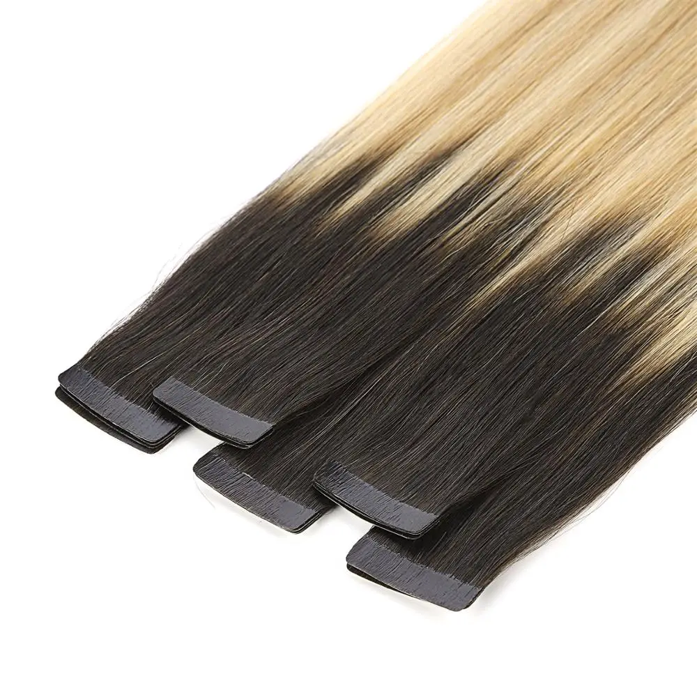 
Neitsi 100% Remy Tape in Hair Extensions Human Hair Seamless Tape in Skin Weft Double Drawn double sided tape for hair pieces 