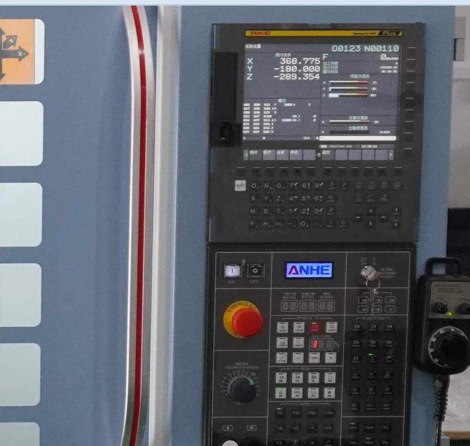 Hot Sale Factory Direct Made Fanuc 0i  MF Plus System Cnc Machining Milling Metal Machine Price