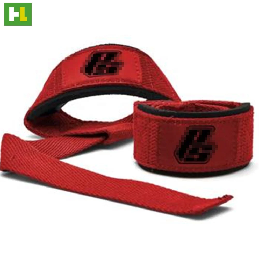 China wholesale Adjustable custom logo weight lifting strap gym accessories training belt