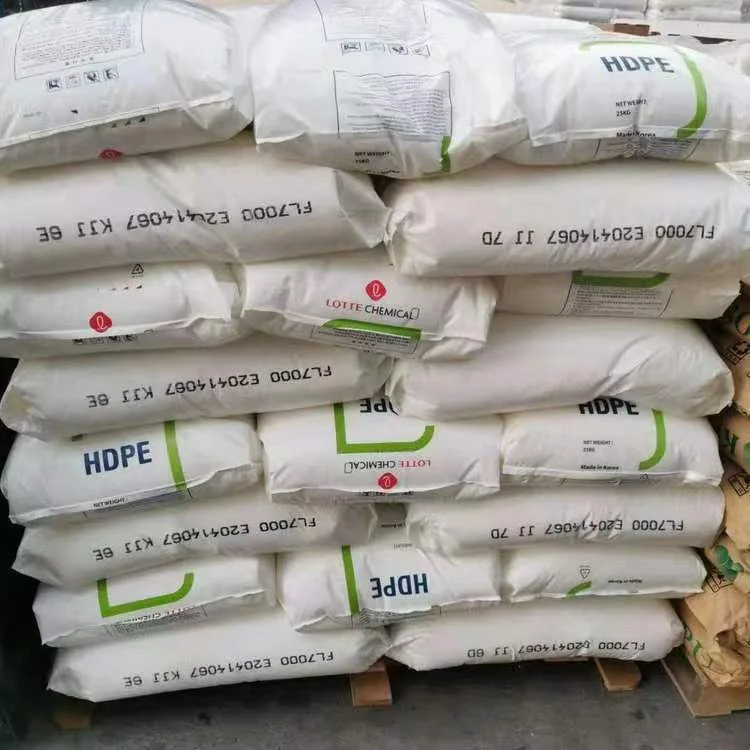 Wholesale price Lotte HIVOREX HDPE 7000F MFR 0.035 blow molding hdpe resins virgin hdpe granules for packaging film trash bags