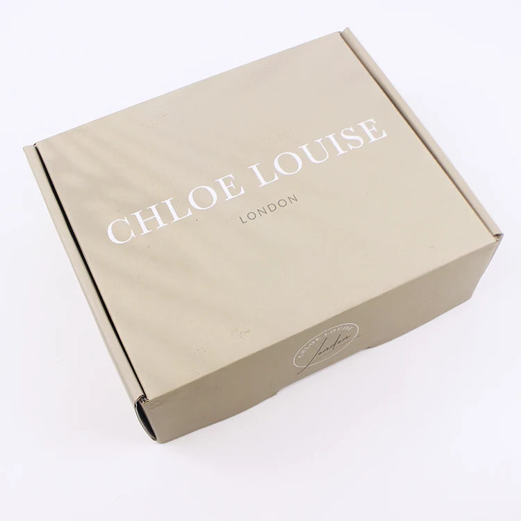Custom 6X4X1 Gift Shipping Cardboard Box Packaging  With Logo Embossing