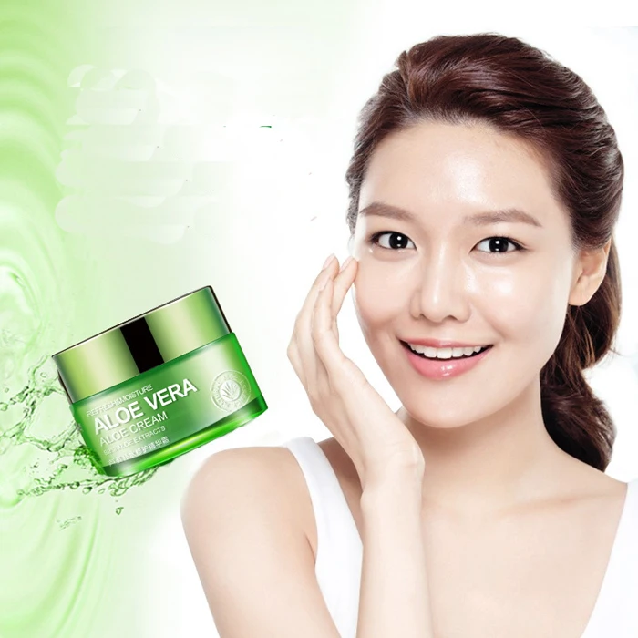 High Good Quality Aloe Vera After Sun Repairing Moisturizing Natural Face Beauty Cream