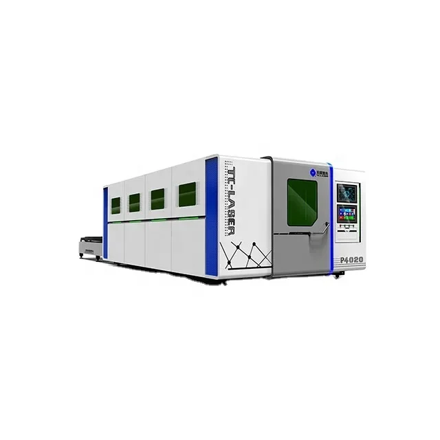 High precision fiber laser cutting machine Closed Tianchen laser 6KW 8KW 12KW domestic sheet metal cutting machine