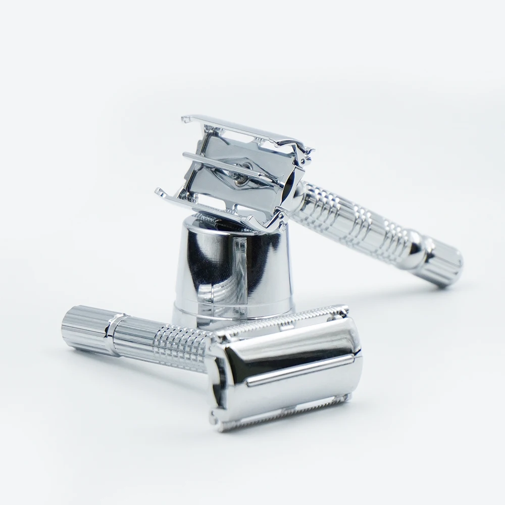 Hot Sale butterfly Open Razor classic double edge Zinc alloy safety razor ecofriendly for Men