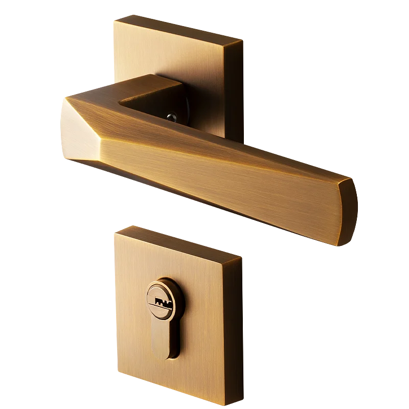 Interior Door Lock High Quality Furniture Decoration Door Lock And Handles New Designed Unique Design Door Lock