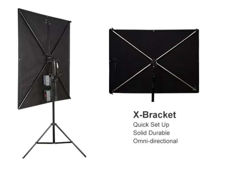 FLED-65 3200-5600k photography portable flexible light dimmable photo video studio LED light mat with Remote cont