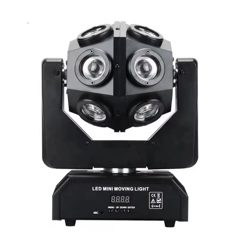 Factory price 10W*12pcs RGBW 4IN1 led Double Arms Beam Light Led Dj Stage Light Disco Ball Laser Light