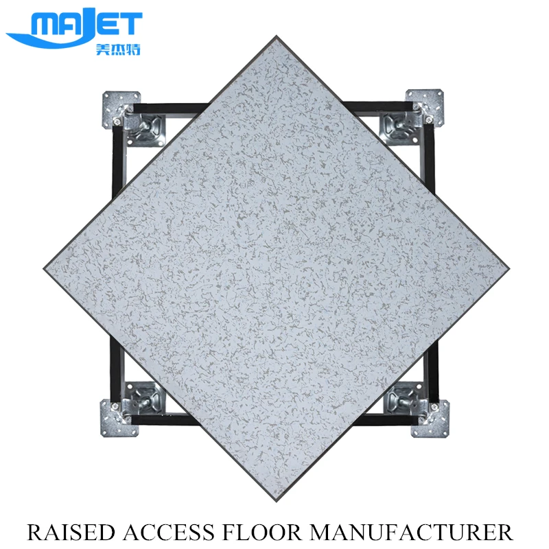 Changzhou HPL finish call center raised floor price steel cement panel 600x600mm