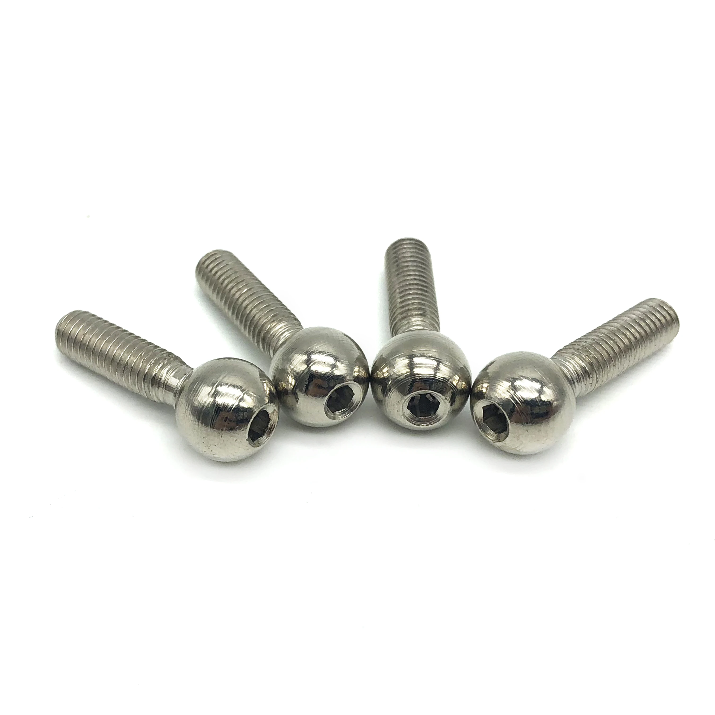 Ball Head Screw Stainless Steel Wholesale Custom Metal M7 M8 3mm Hex Hexagon Socket Cap Allen Special Shaped