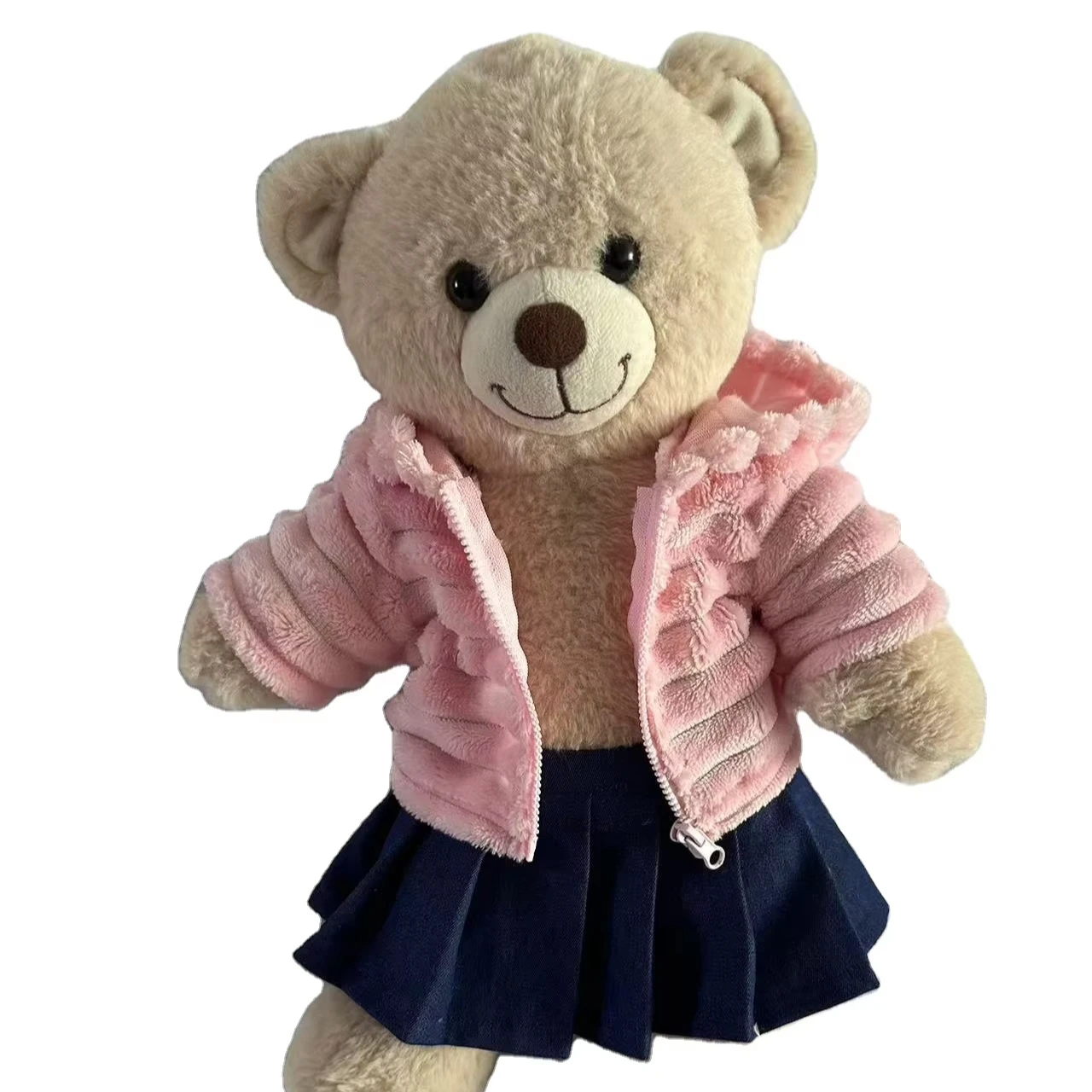 Customized Design Stuffed Animals Clothes Set Jacket and Skirt for 40cm Teddy Bears Toy Accessories