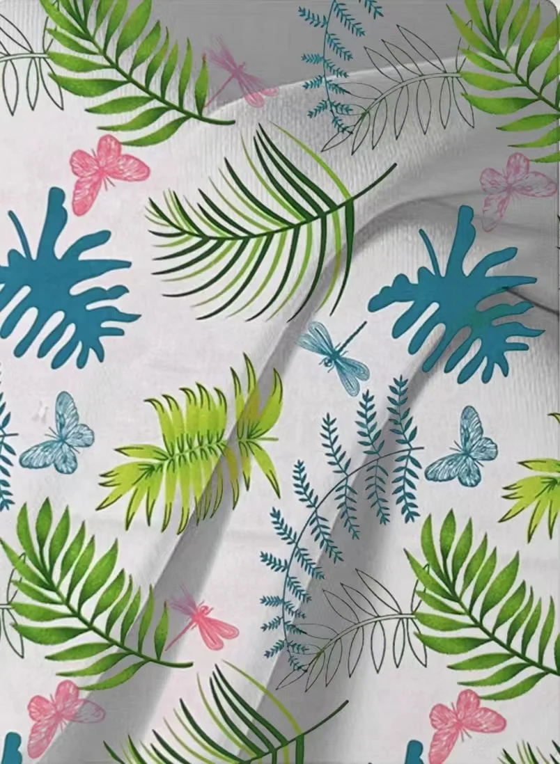 Wholesale 100% Polyester Fabric 70gsm Pigment Printed for Bedsheet
