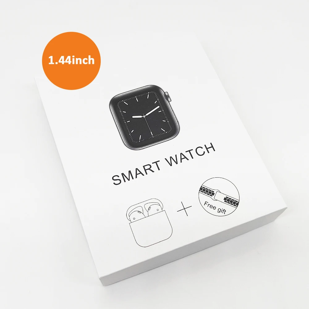 T55 Pro Max Smartwatch Box Set 2 In 1 Smartwatch Earphone Set Touch Screen Sport Watch Series 7 T55 Pro Max Smart Watch 1.44inch