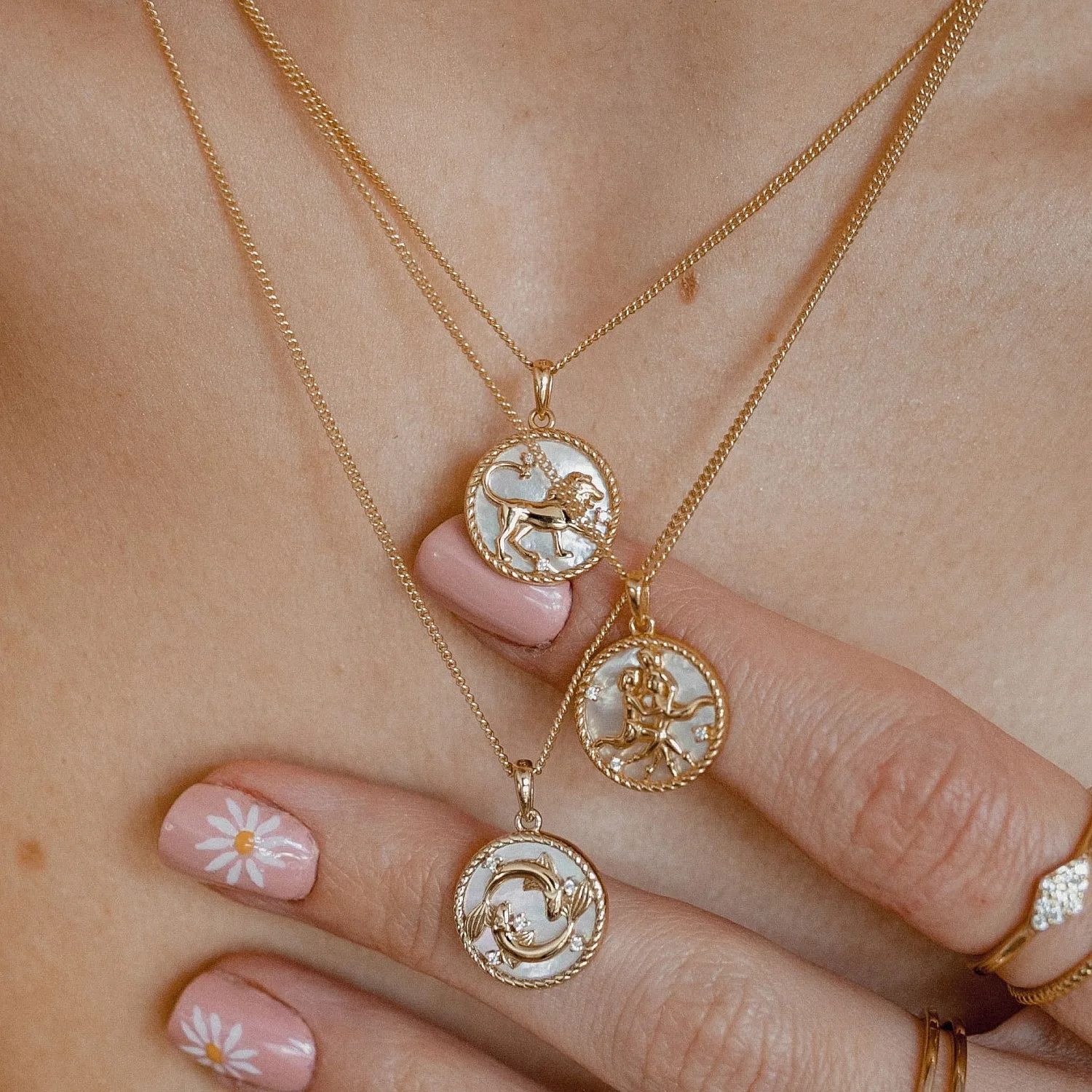 12 zodiac necklace stainless steel zodiac symbol twelve zodiac 18k shell constellation necklace fashion constellation necklace
