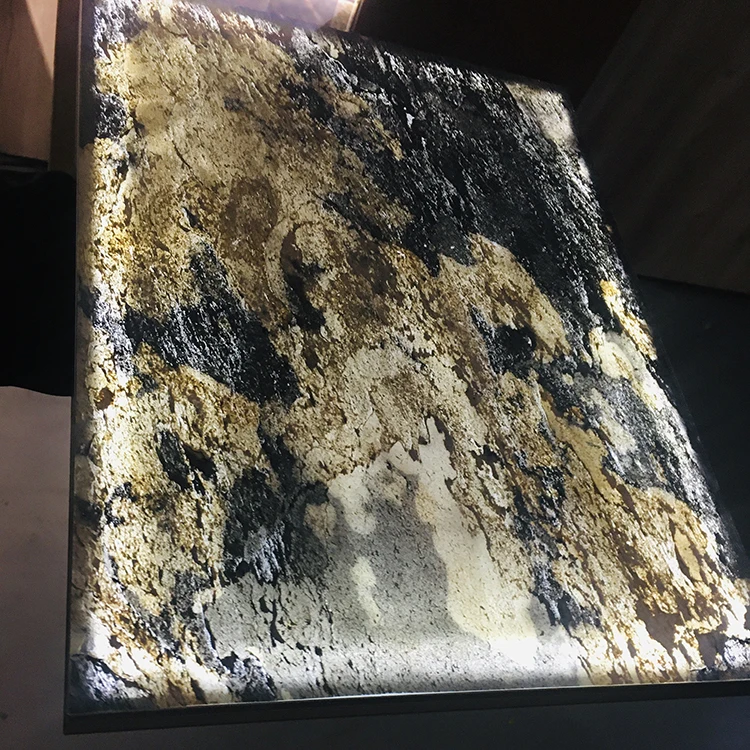 Luxury Translucent Stone Veneer Brings The Beauty Of Changing Seasons Indoors With Its Vibrant Blend