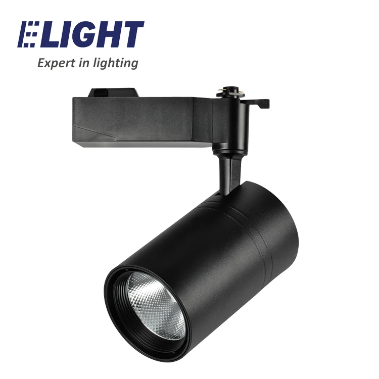 10W 20W 30W plastic led shop track spot light housing with durable LED track light