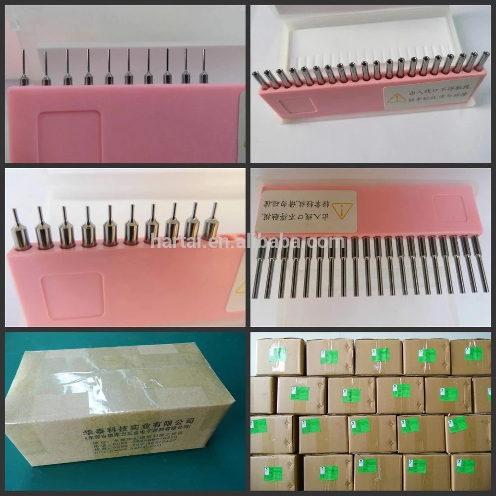 coil winding machine accessories tungsten carbide wire guide needle high polishing Coil Winding Machinery Ruby nozzle