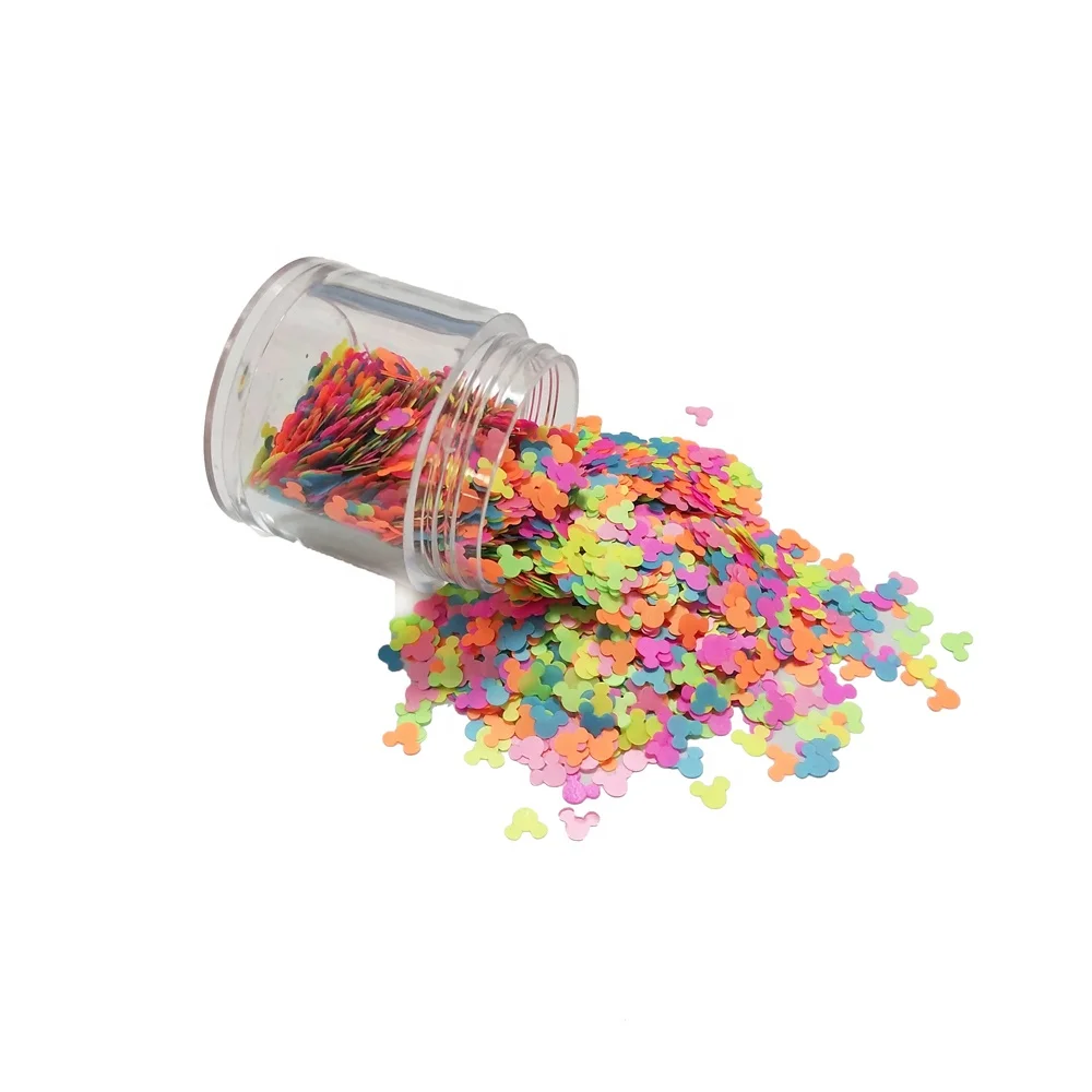 1 Kg Christmas style Mickey Mouse Glitter Powder , Wholesale Bulk chunky Body Glitter Powder