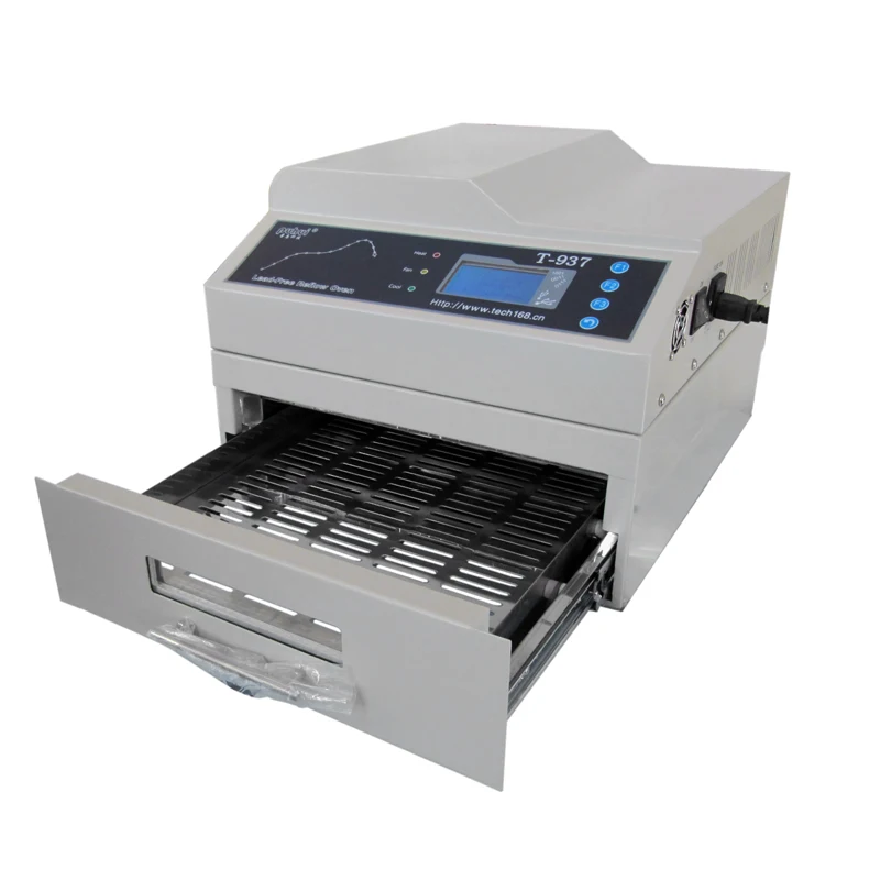puhui t-937 reflow oven infrared and hot air smd reflow oven SMT BGA PCB welding equipment