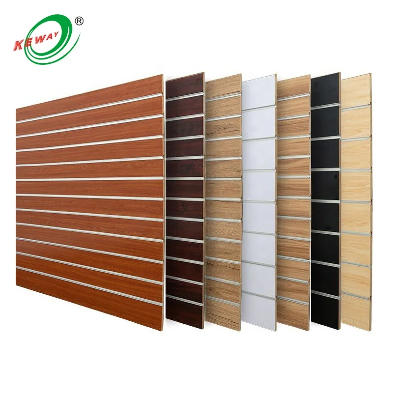 Hot Sale factory colorful slatwall panel for shop