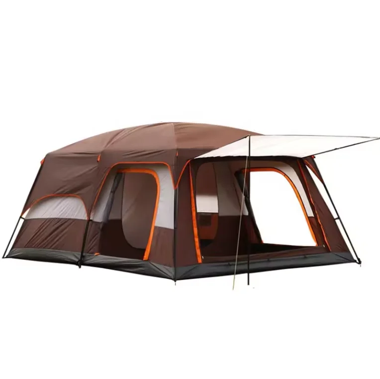 Camping Tent 2 Room Large Space For 6/8/10-12 People Weatherproof For Parties Picnic Outdoors Travel Camping Family Tents
