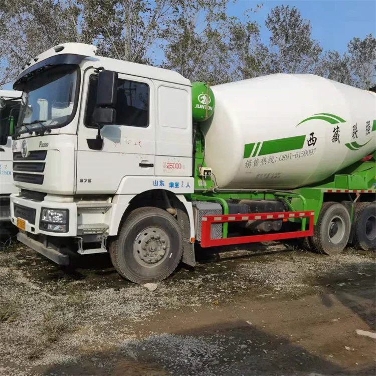 The factory supplies China National Heavy Duty Truck 12 square concrete mixer truck used tank mixer