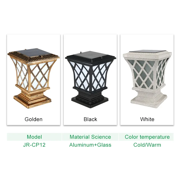 2021 hot selling white gate solar garden ground lights