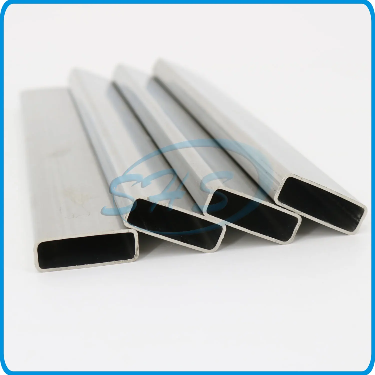 Customize AISI 201 304L 304 316L 430 Stainless Steel Flat Pipes with Polishing Surface for Handrail Furniture Decoration