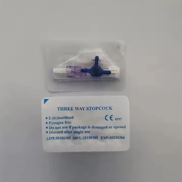 Three Way Stopcock Flexible T-Connector Extension Tube 3 Way Stop Cock For Clinical Hospital Plastic Luer Lock Adapter