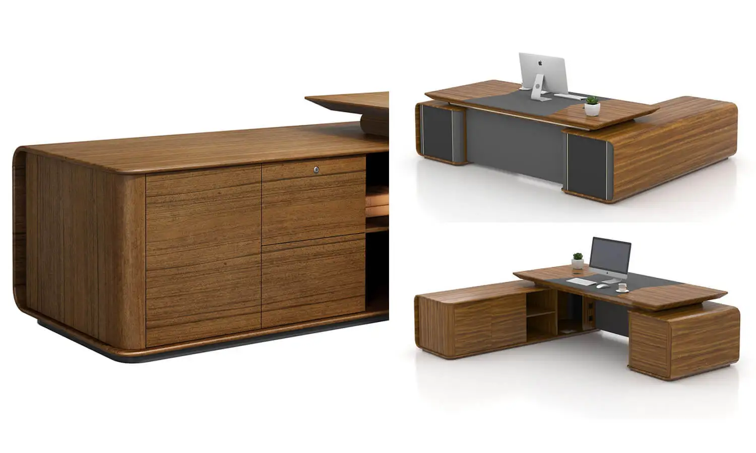 МДФ доска минимализм офисный менеджер Исполнительный Мебель Столы деревянный стол набор