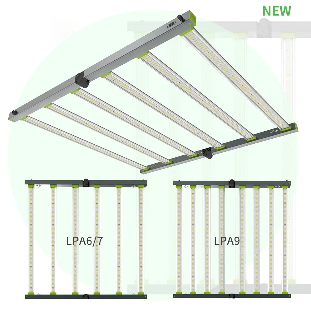 Xsylight 2021 New Foldable Hydroponic Grow Light LED Indoor Plant Dimmable 640w 720w Full Spectrum LED Grow Light 1000W Bar