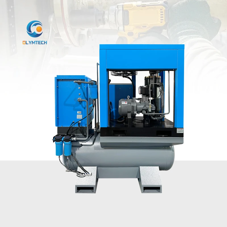 Olymtech 15 HP Rotary Air Compressor Factory Direct Hot Selling 20+ Years OEM Experience 380V 220V 11KW Air Tank