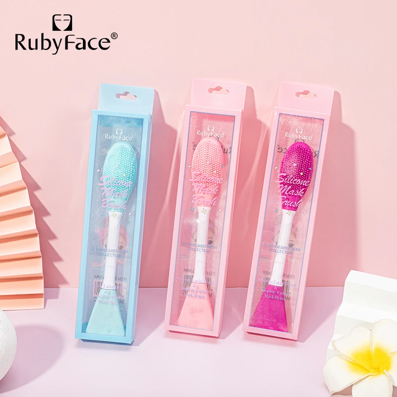 Двухсторонняя силиконовая кисть для маски для лица, силиконовая грязевая маска, аппликатор, кисть, маска, косметический инструмент для нанесения крема, лосьона