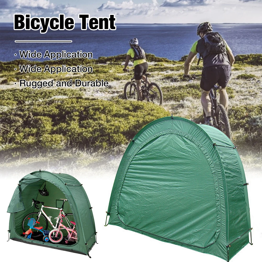 200x80x165cm Bike Tent Bike Storage Shed 190T Bicycle Storage Shed With Window Design For Outdoors Camping Hiking Fishing