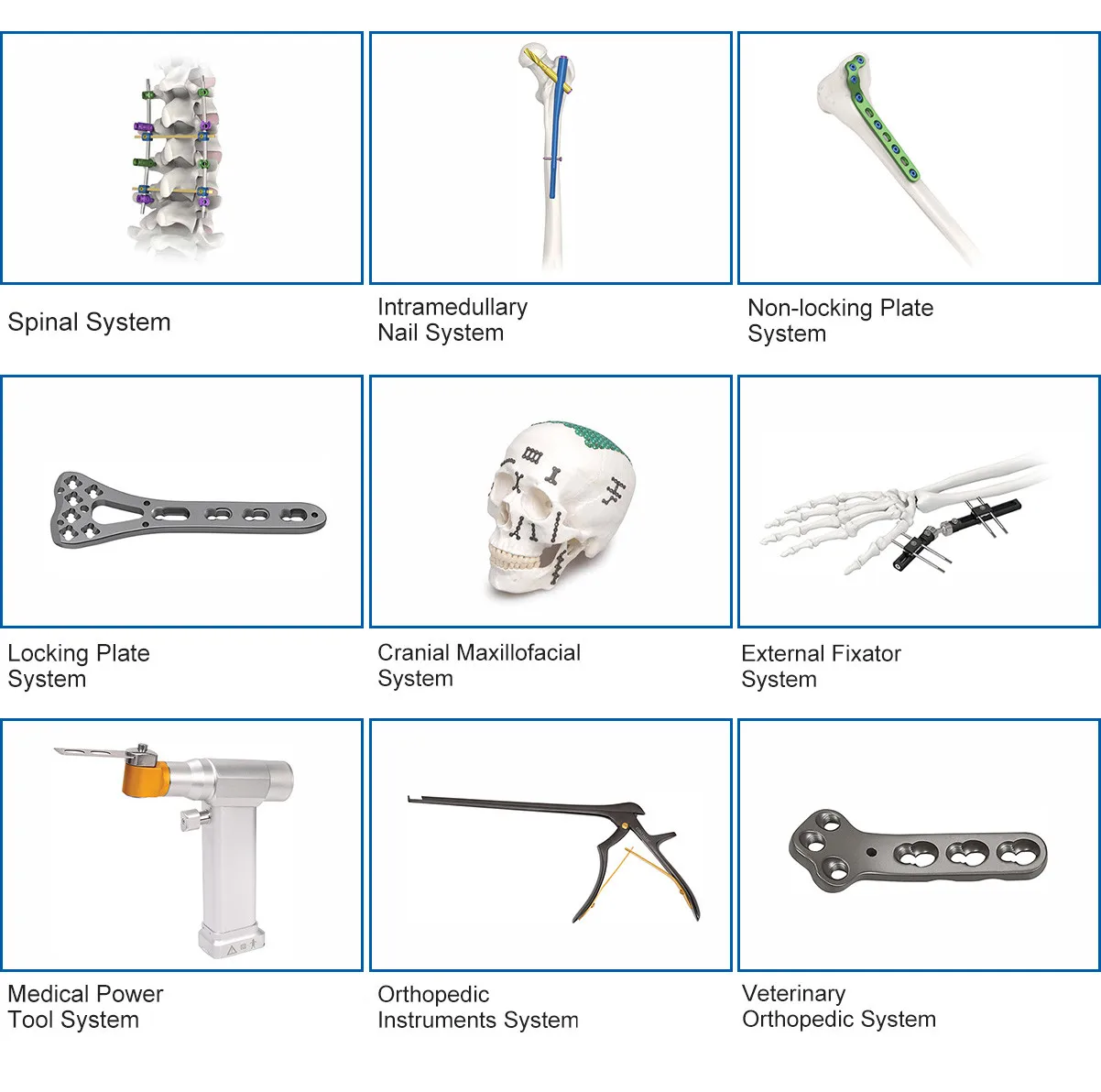 Cementless Femoral Stem II Artificial Total Hip Prosthesis Titanium Orthopedic Implants Total Hip Replacement Set