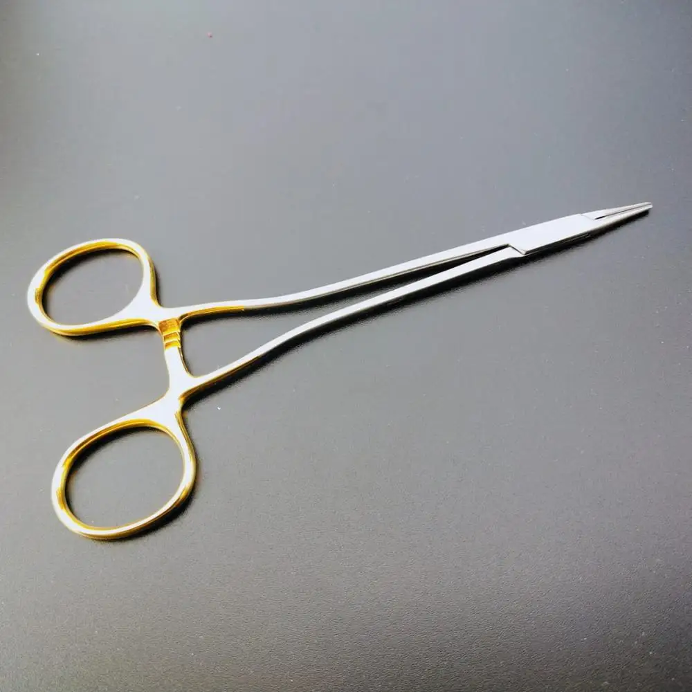 Sarot Needle Holder - Tungsten Carbide Tc Gold 18cm German High Quality Suppliers mahersi