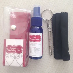 Glasses cleaner aluminium eyeglasses car lens cleaner with display