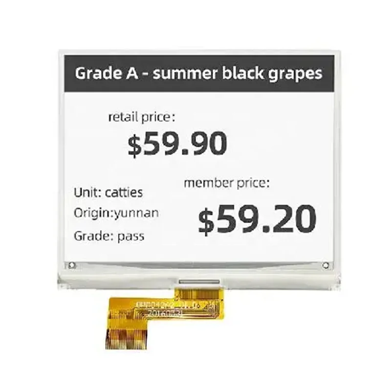 4.2 inch  400*300 pixels Display module E paper e reader Display Screen e-ink display