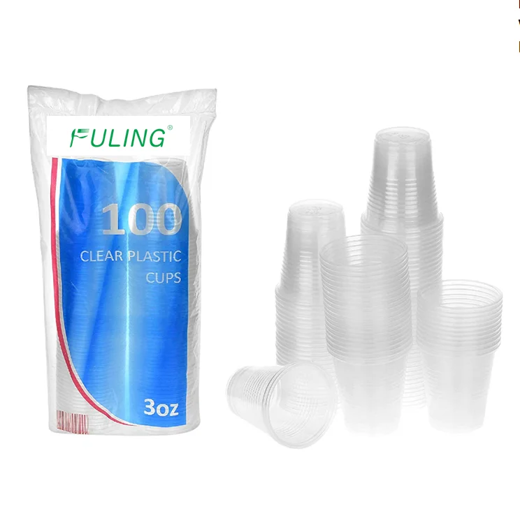 Одноразовые пластиковые стаканчики FULING 5 унций