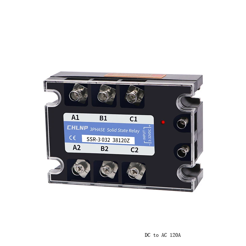 Relay 120A SSR three-phase solid state relay DC controlled AC SSR-3 D48120Z