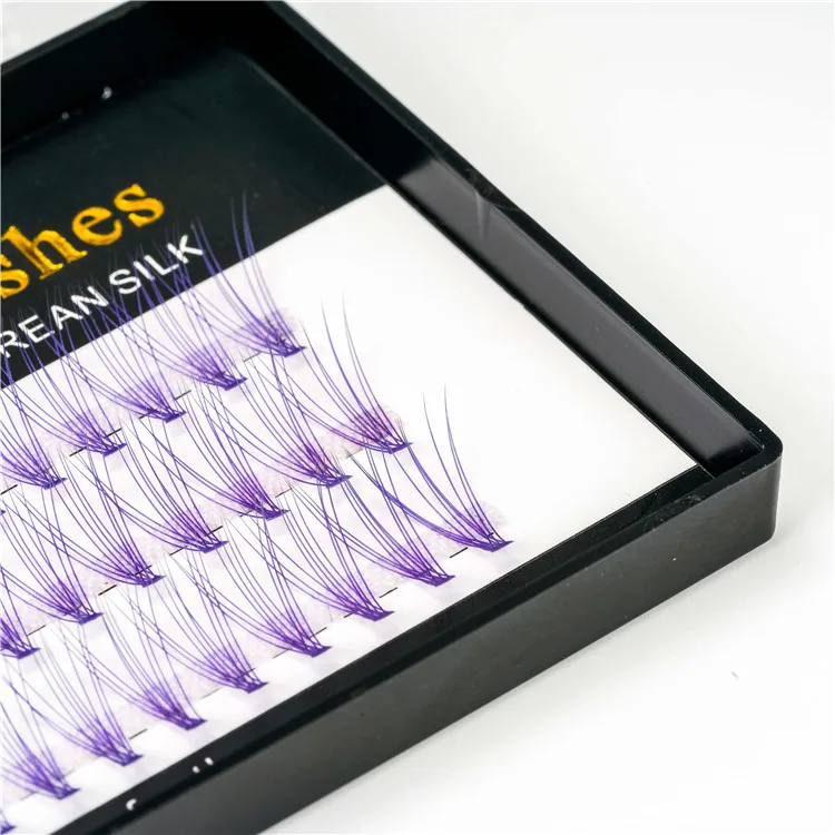 Ресницы рыбий хвост в новом стиле для салона красоты, профессиональные наращивающие ресницы, модельные кластеры 120P