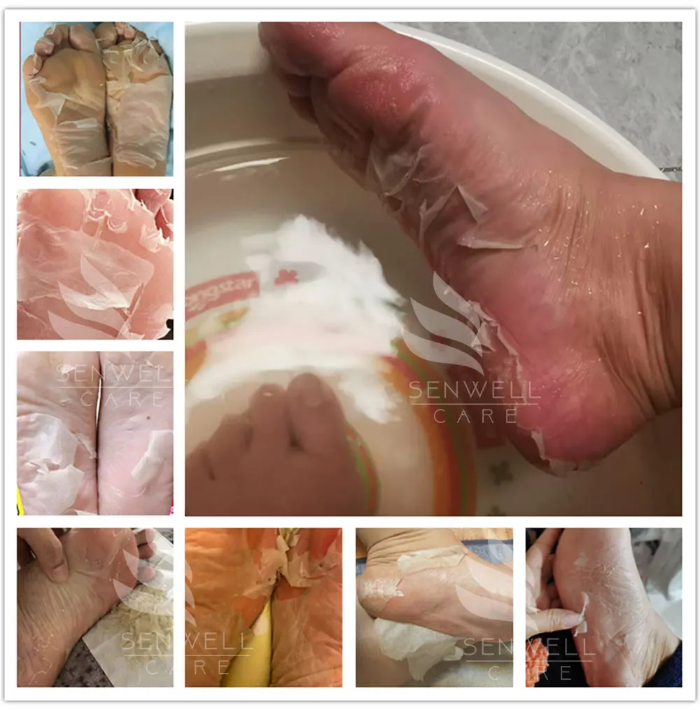 Korean Care Foot Pedicure Peel Socks Lavender Oil Repairing Nourishing Peeling Foot Mask Exfloating