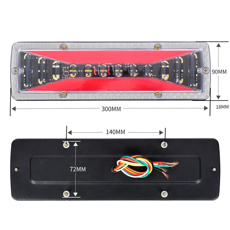 24 вольт, задний фонарь для грузовика, детали системы освещения, светодиодные фонари для грузовика, прицепа