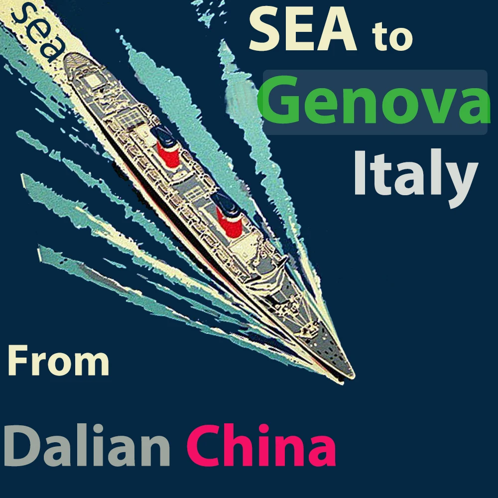 Top 50 sea agent in China cheapest international shipping to italy lcl sea freight from dalian to genova  logistic