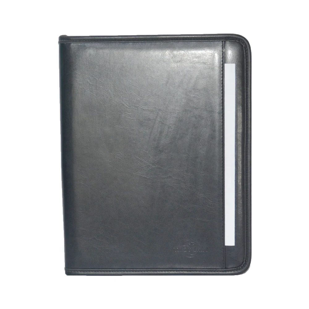 Business Padfolio and Key Case with PU Leather Folder Shape Presentation Folder for Filing Products