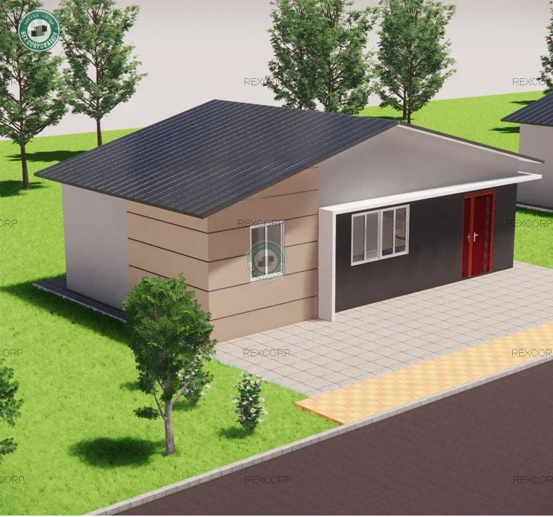 64sqm 3 Bed Modular Container Villa with Kitchen Fast Built Prefabricated Home Low Cost Prefab House in Cagayan